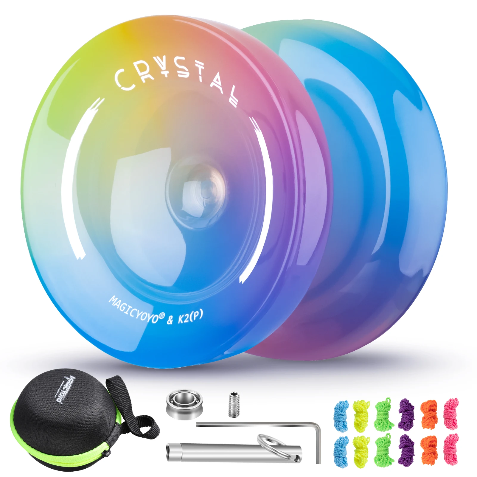 MagicYOYO-cristal yoyo k2, profissional, para crianças, iniciantes, dual-purpose, avançado +, não relacionado