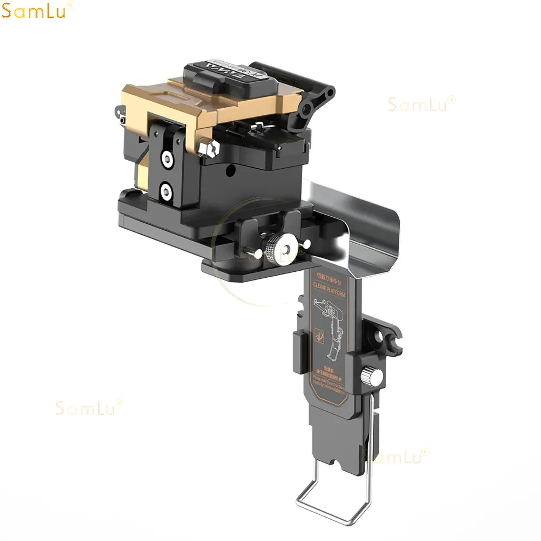 Plataforma de operação de cutelo de fibra óptica do splicer de fusão Komshine Classic FX39 de alta precisão FTTH