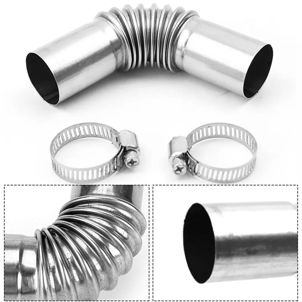 Connettore per tubi di scarico del riscaldatore di parcheggio Diesel dell'aria del tubo di bloccaggio da 24mm con accessorio per riscaldatori Diesel a morsetto