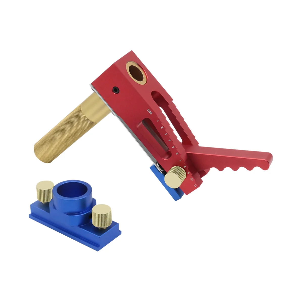 Bench Hold Dog Holes Fast Hold Down Clamp - Woodworking T-Track Hold Down Clamp Desktop Adjustable Fast Fixed Clip-19mm