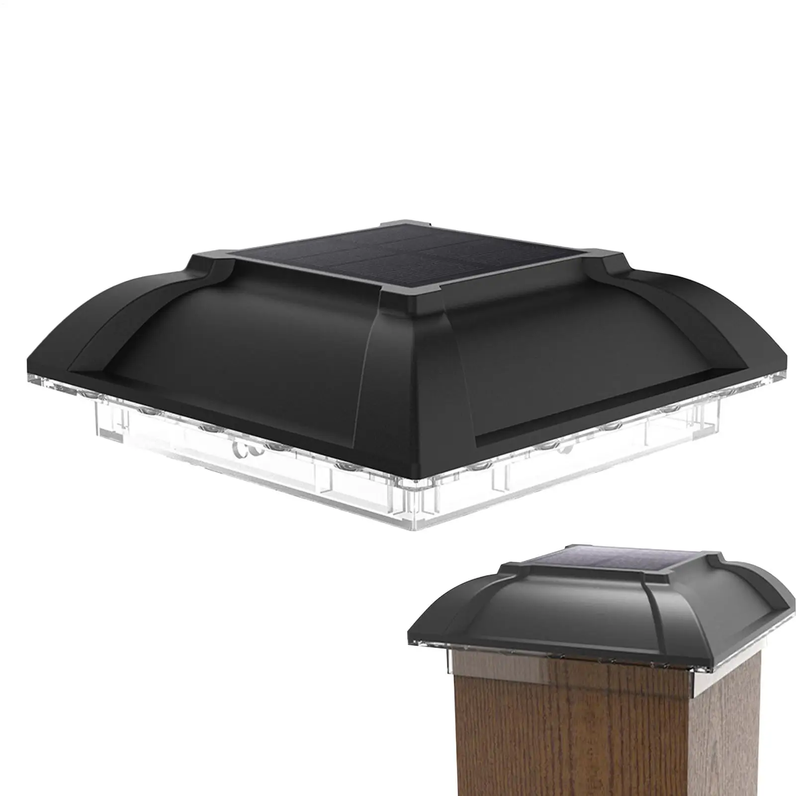 

Deck Post Solar Lights Waterproof Outdoor Lights Waterproof Multifunctional Exterior Lighting Fixtures Supplies Patio Lamp For