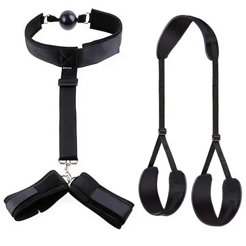 Mouth Ball BDSM Bondage Restraints Handcuff Ankle Cuff Slave No Vibratorr Adult sexx Toys For Woman sexx Toys Couples Game sexx Shop
