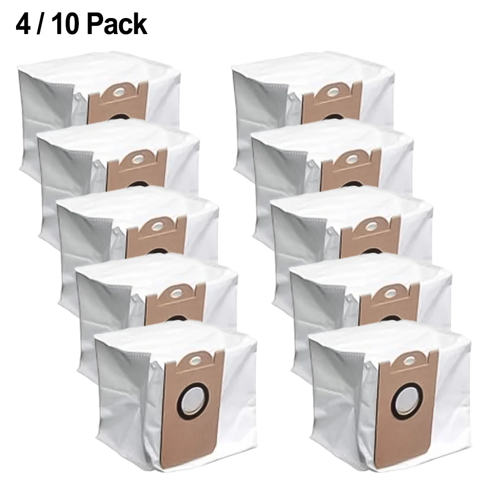 

4/10Pack Non-woven Fabrics Dust Bags Replacement For Cleanova W11 Robot Vacuum Self Emptying Bags Accessory Vacuum Cleaner Parts