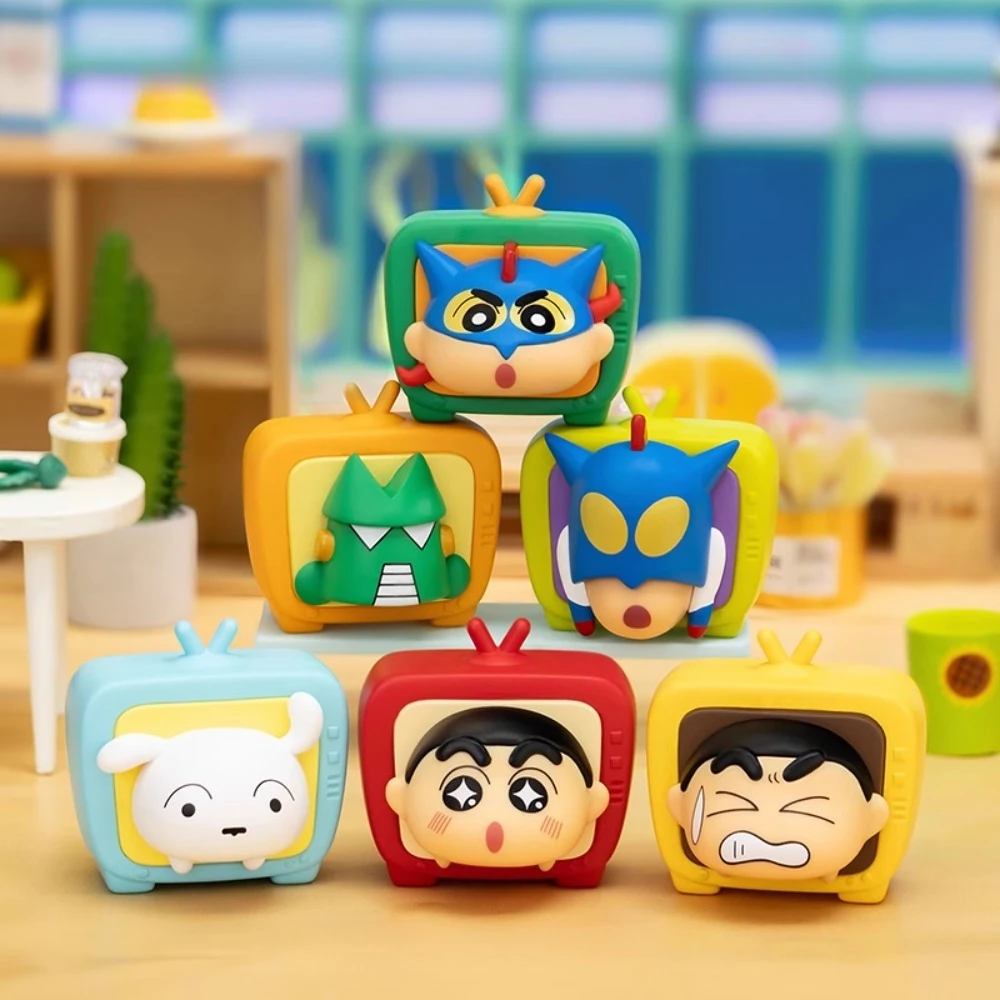

Crayon Shin Chan Refrigerator Sticker Genuine Peripheral Trendy Toy TV Stacking Music Refrigerator Sticker