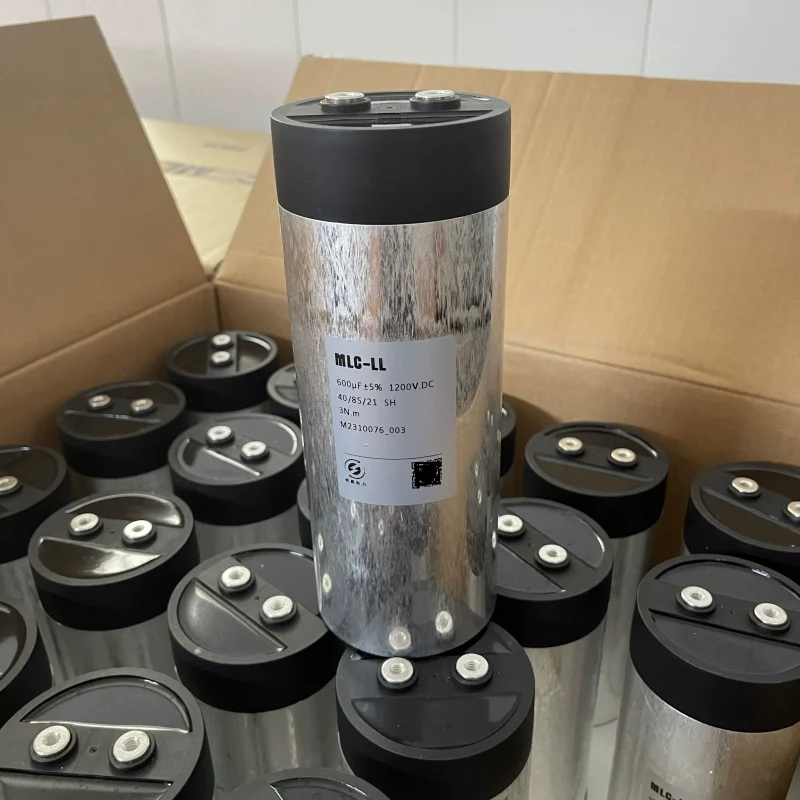 New Minglu MLC-LL 600UF 1200V DC supported metalized thin film filter energy storage capacitor