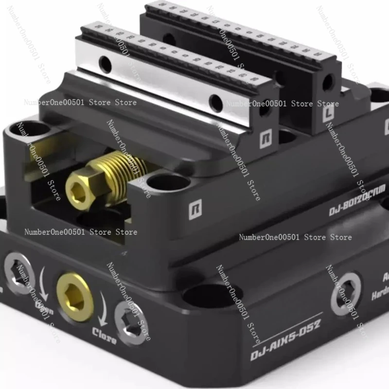

4 Axis 5 Axis Self-Centering Vise CNC Milling Fixture with Zero-Point Quick Change Compatible with L-Blocks Bridge Plates
