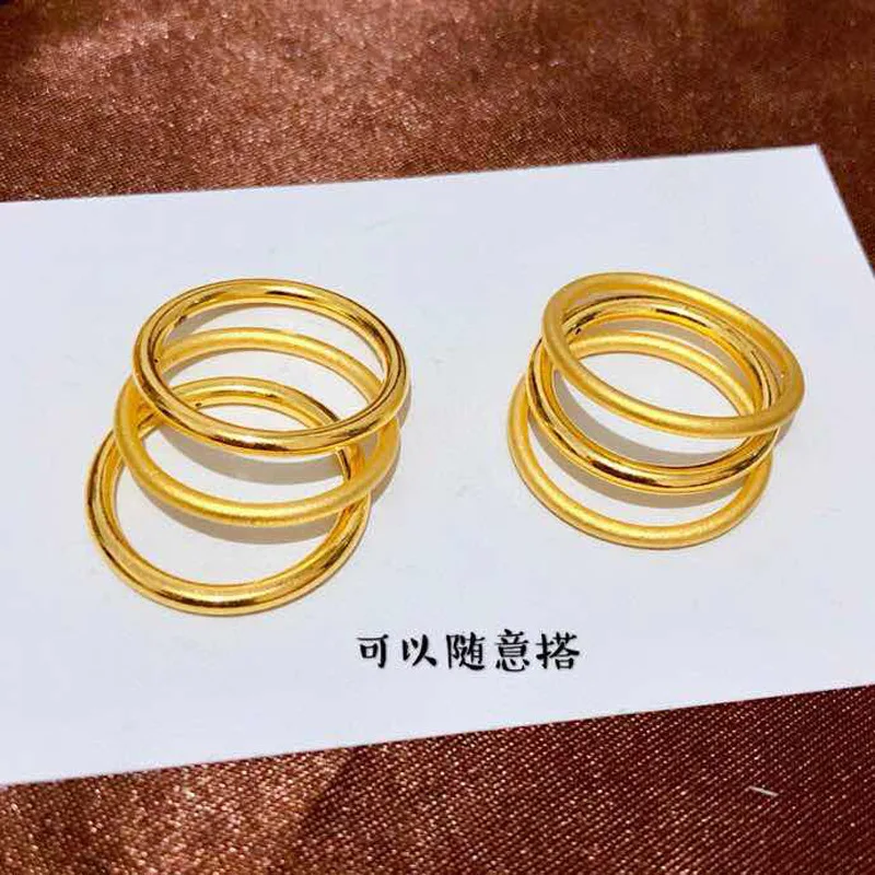 

999 Thin Plain Band Heritage 24K Solid Gold Unisex Ring