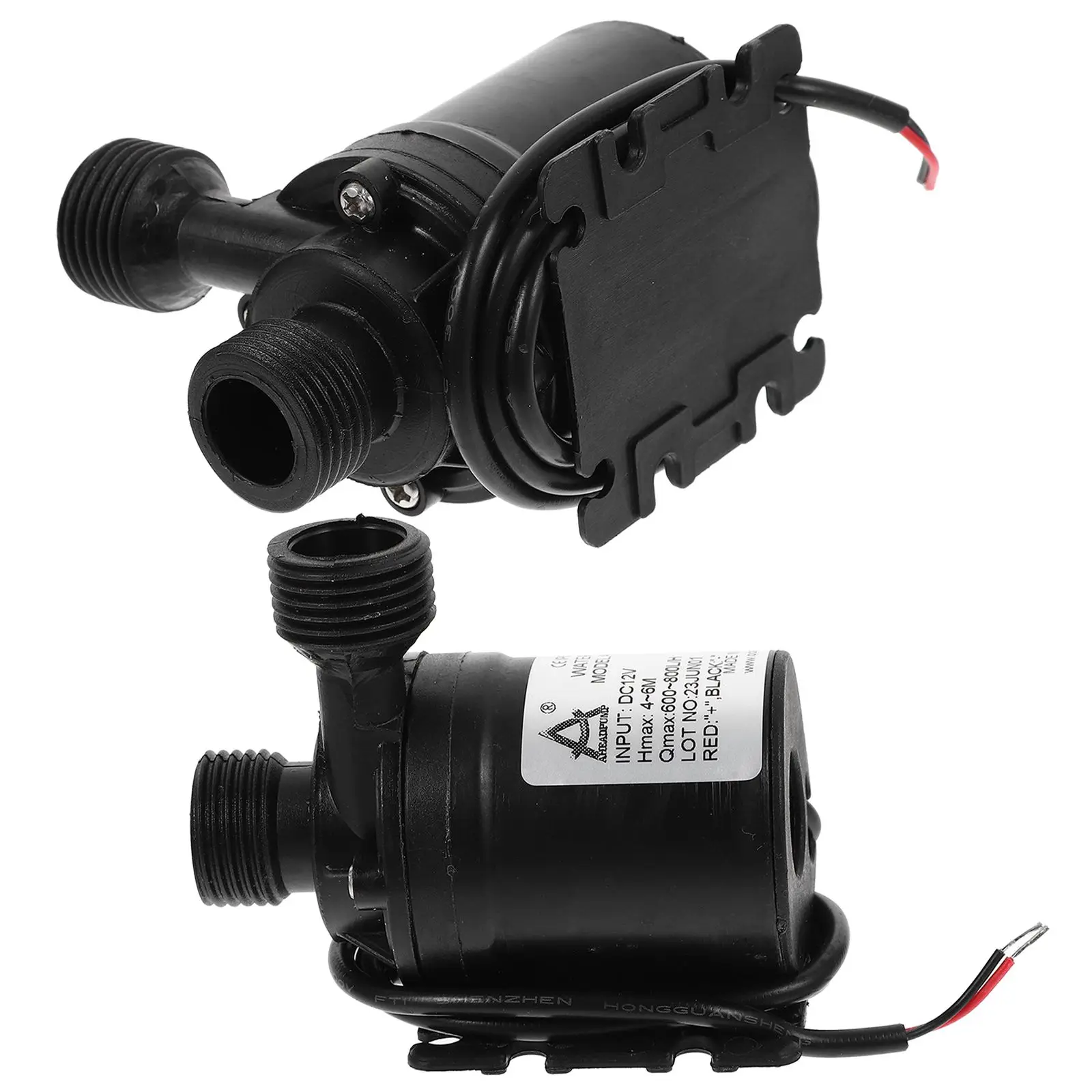 

2 Pcs Booster Submersible Pump Maximum Large Aquarium Pressure Water Circulation Mini Car