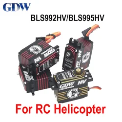 GDW BLS992HV BLS995HV 28KG 0.05Sec yüksek hızlı standart dijital HV tam Metal fırçasız Servo RC Racer helikopter uçak için