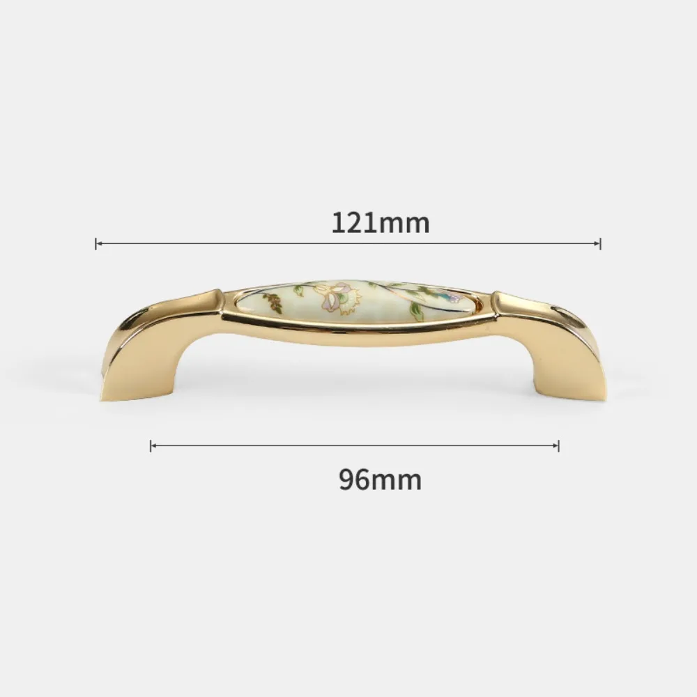 

Zinc Alloy Gold Kitchen Cabinet Handle Stylish Design Modern European Style Cabinet Door Knob Light Luxury Elegant European