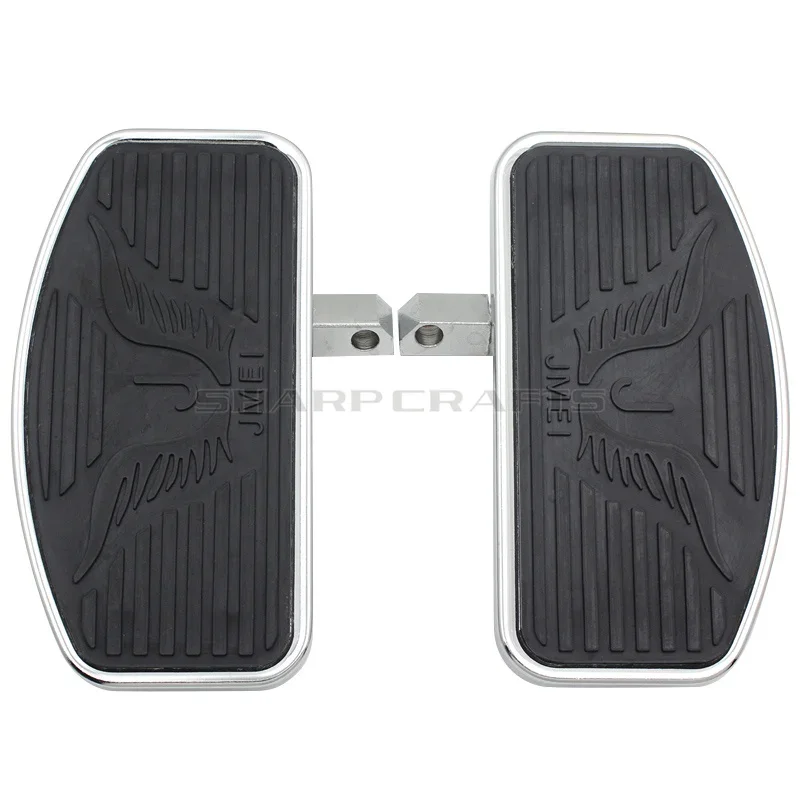 24MM Motorcycle Driver Front Rider Foot Pegs Floorboards Footboards For KAWASAKI Vulcan VN 800 400 Classic Custom Eagle Pattern