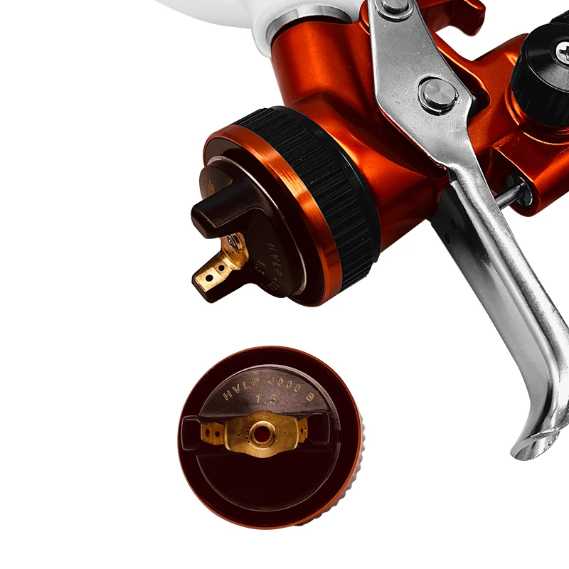 Smaster Orange 4000B pistola a spruzzo HVLP 1.3mm ugello in acciaio inossidabile atomizzazione aerografo professionale per verniciatura a spruzzo