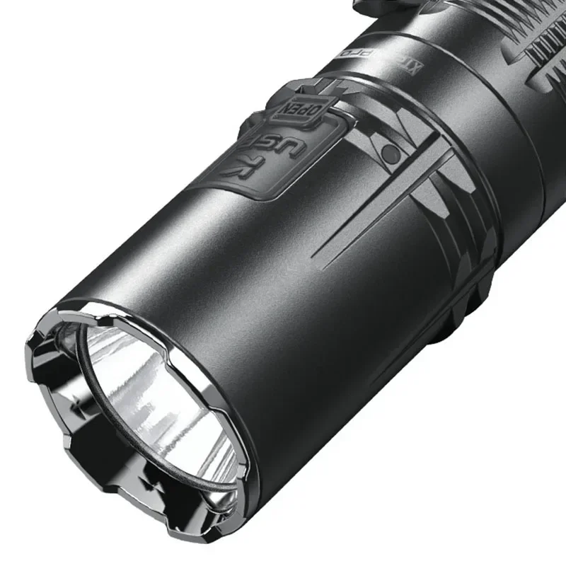 Klarus XT2CR Pro Compact Rechargeable LED Tactical Flashlight, Dual Tail Switch, 2100 Lumens 240m Beam Distance, 18650 Battery