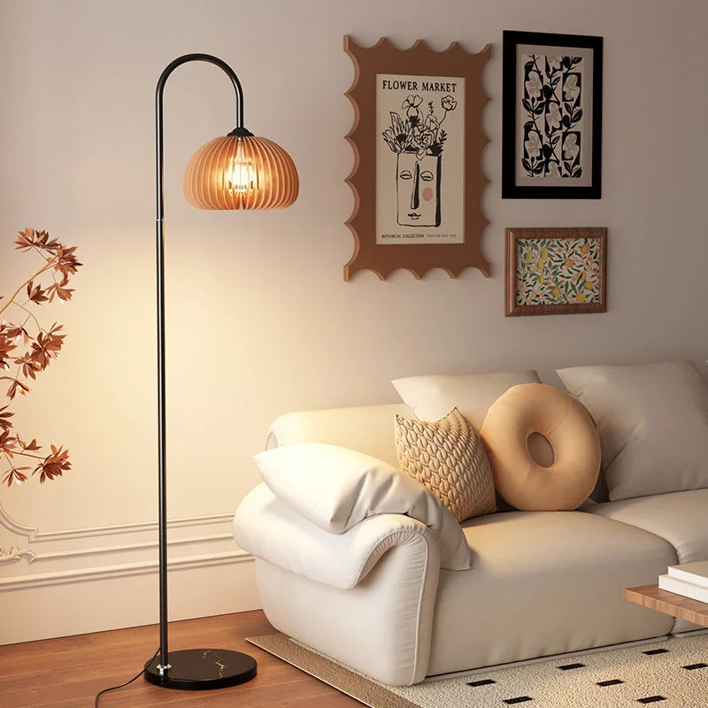 

Скандинавский ретро ребристый стеклянный абажур, торшер, ножной переключатель, подходит для гостиной, спальни, кабинета, домашнего декора, светильники