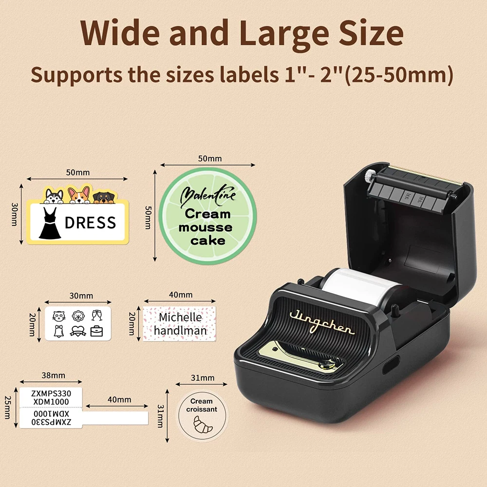 Niimbot B21 Mini Portable Printer For Mobile Thermal Adhesive Label Printer For Stickers Pocket Labeling Maker Machine Niimbot