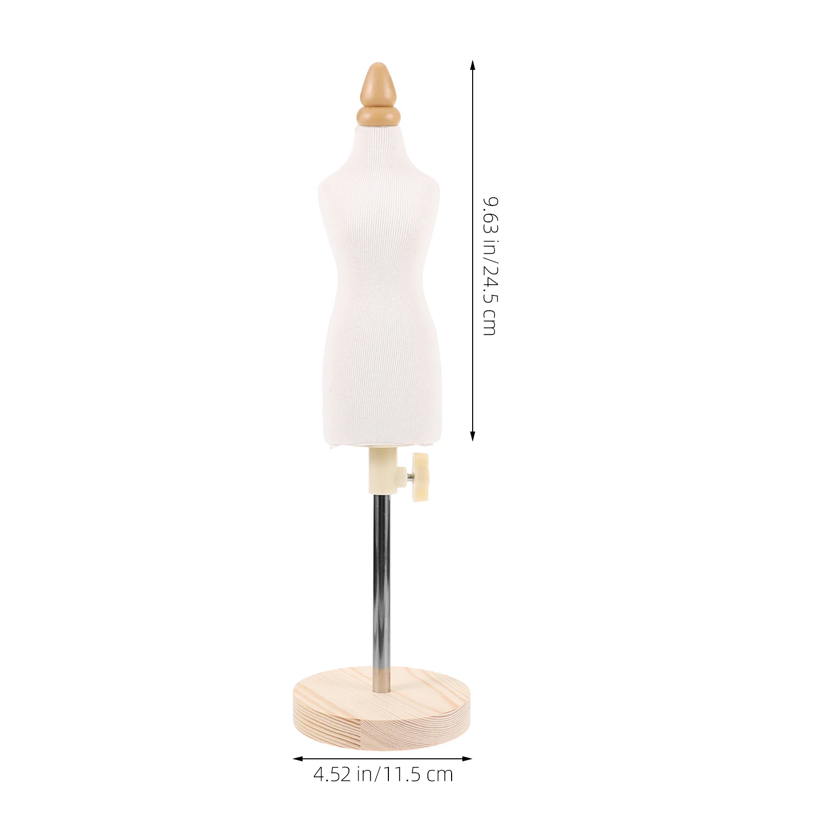 

Stand for Clothing Display Sewing Mannequin Woman Mini Dress Form Small Clothing Rack Home Decor Accessory