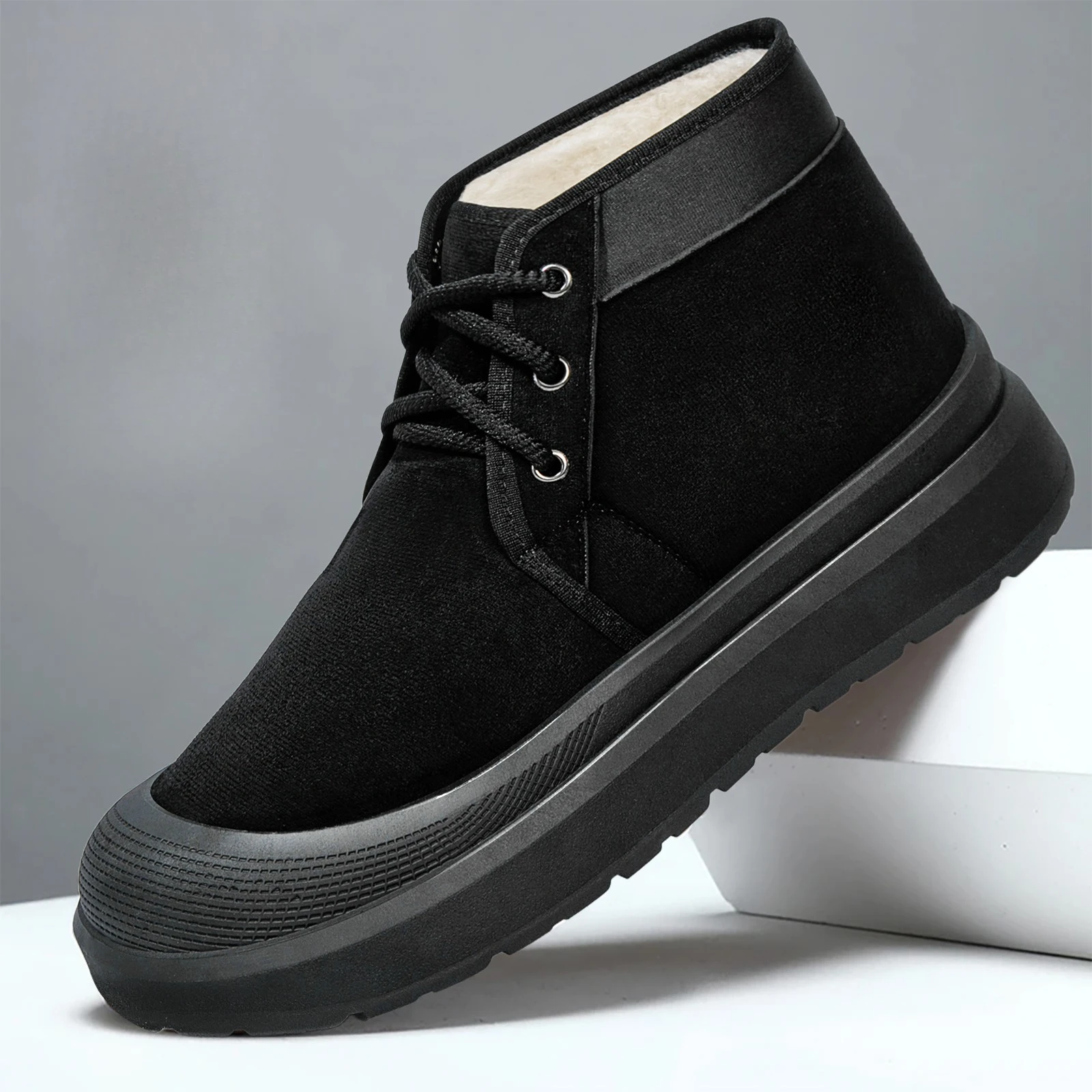 Winter Men's Snow Boots Warm F - Snow Boot Fur Lined recension och pris