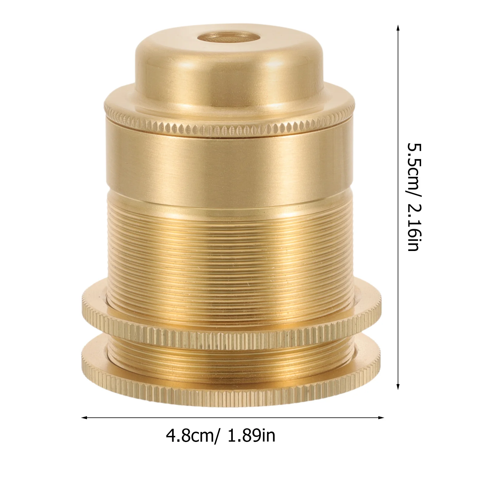 1 قطعة النحاس النقي مصباح المقبس E27 لمبة حامل غير قابل للصدأ Diy بها بنفسك قلادة تركيب المصابيح أجزاء مصباح طقم تصليح منفذ المقبس الزخرفية #3