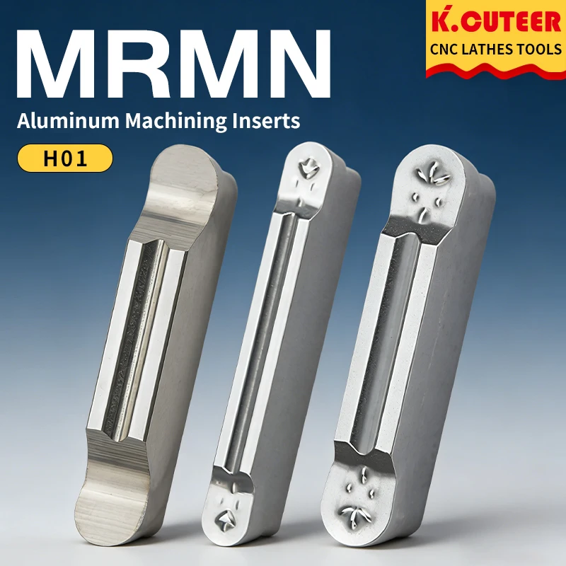 

10PCS MRMN 150 200 250 300 400 500 LH H01 Lathe Cutting Tool Grooving Carbide Insert For Aluminum
