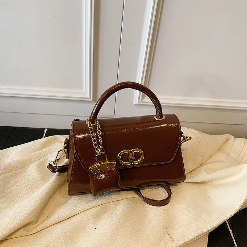 

Buckle Vintage Square Bag, Minimalist Luxe Crossbody Purse, Women's Chic Shoulder Day to Night Tote, Casual Sling Bag