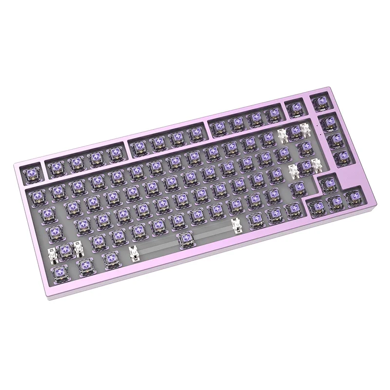 Cnc 82 tasten oem mechanische tastatur kunststoff kompakt rgb licht pc computer laptop schalter teclado clavier tastatur gaming tastatur