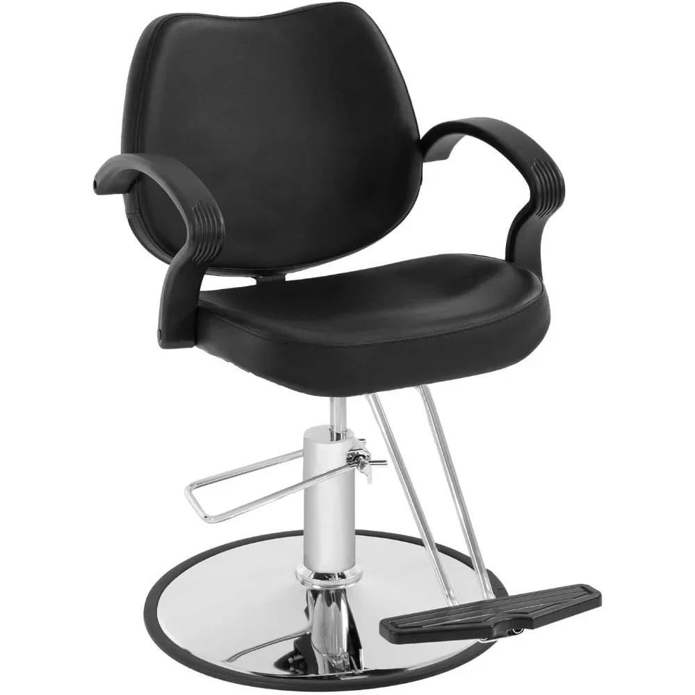 

Barber Hair Salon Chair, Heavy Duty Hydraulic Pump Hair cutting Chair,360 Degree Swivel Beauty Shampoo Equipment, Adjustable