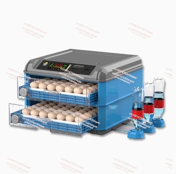 256-500 Capacity Egg Incubator Fully Automatic Dual Power Hatching Machine Chick Roller Automatic Temperature Humidity Control