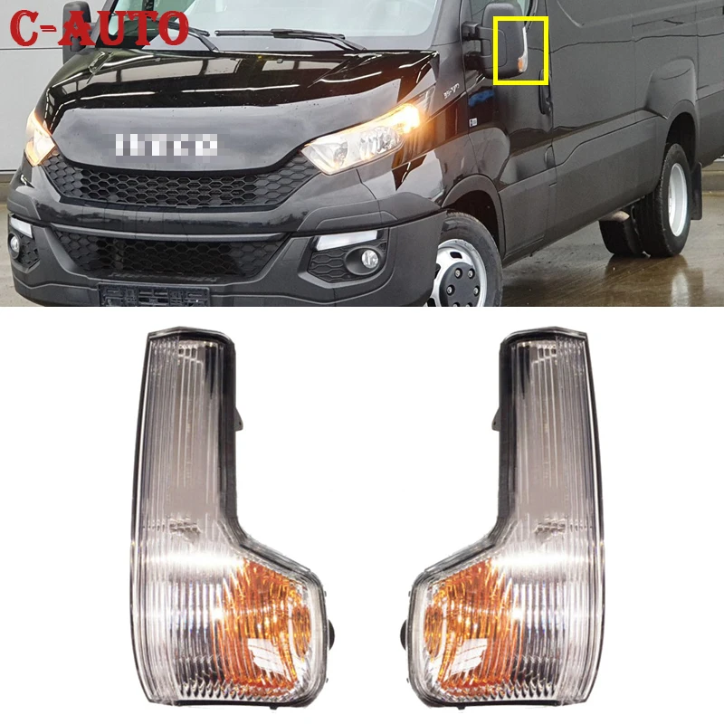 Car Rearview Side Mirror Lamp Rearview Mirror Repeater Lamp Blinker trun signal Lamp Flashing Light For Iveco Daily 2015-2020