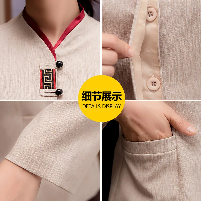 Cleaning Work Uniform for Women Property Hotel Room Cleaner Auntie GuesthousePABreathable Waiter Long Sleeve Autumn Winter Outfi