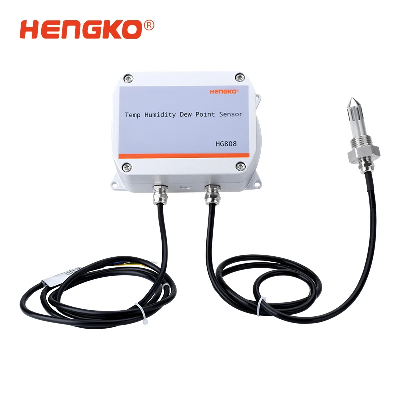 HG808 디스플레이 -50 ~ 90을 갖춘 고온 온라인 이슬점 센서 미터 송신기 ℃ Td RS485 0-5V