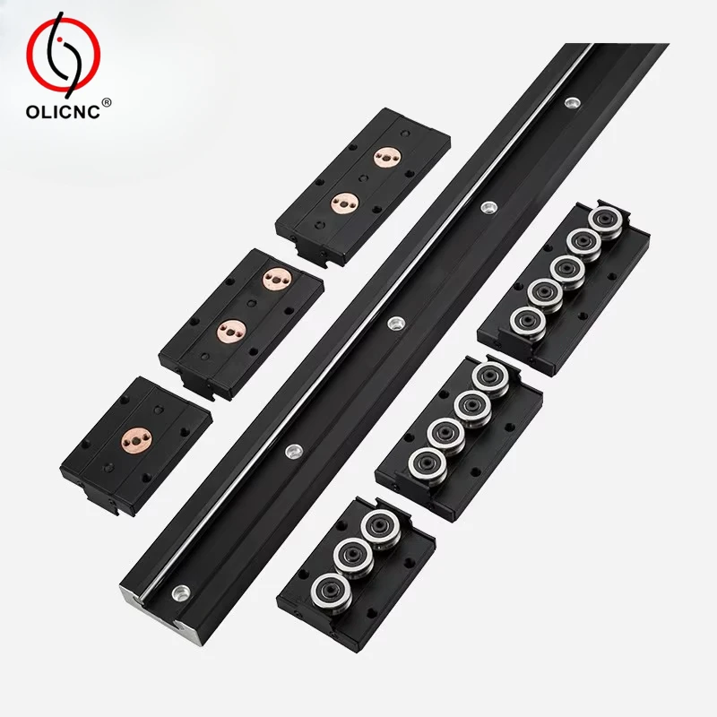 Guia trilho deslizante sgr mini comprimento linear 300 350 400 450 500 600 800mm com bloqueio guias lineares ferroviário estúdio slider alta qualidade
