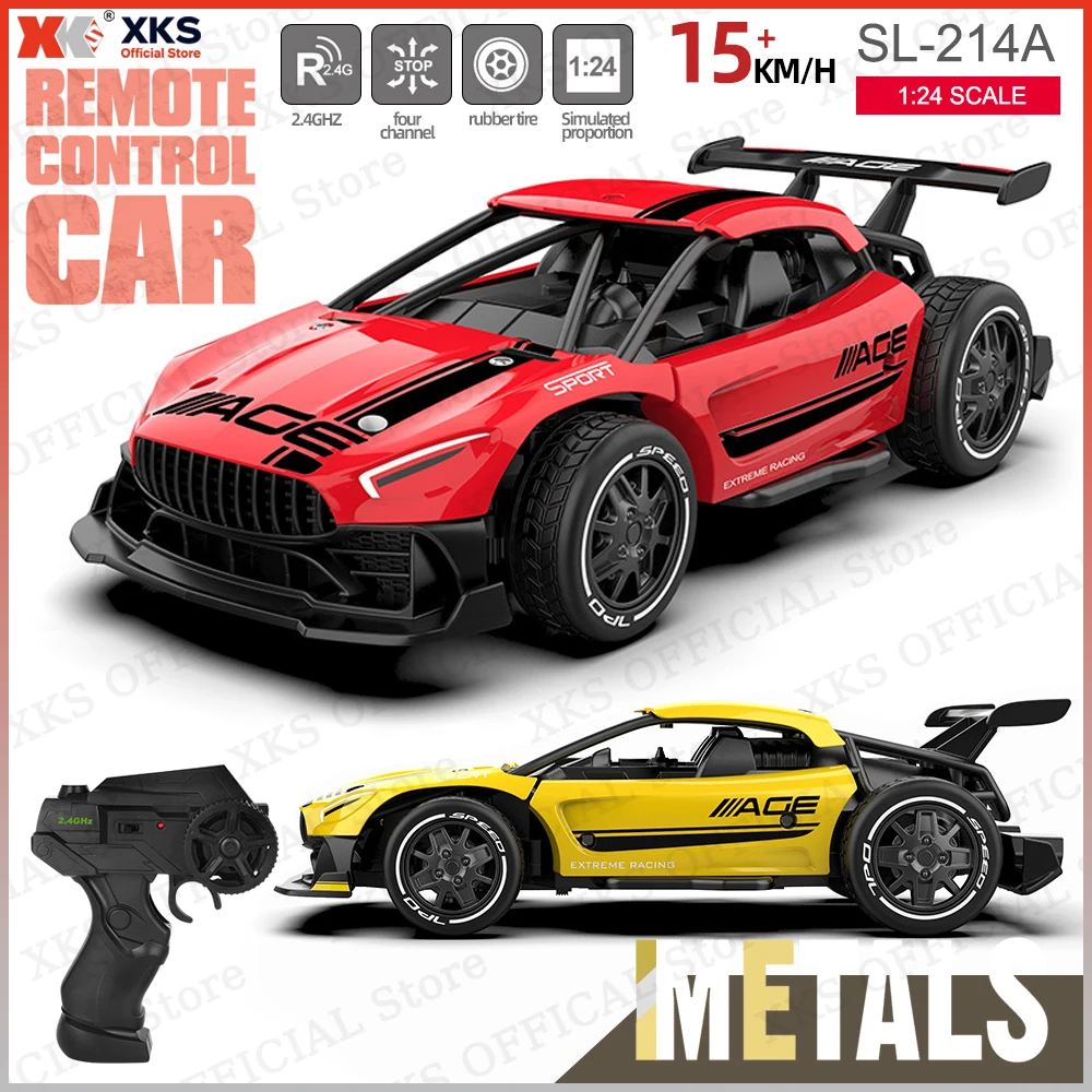 

XKS Sulong SL214A 1/24 Мини-автомобиль на радиоуправлении 2,4G с дистанционным управлением Высокоскоростной металлический корпус Радиоуправляемый автомобиль Крытый и открытый игрушка в подарок для мальчиков и взрослых