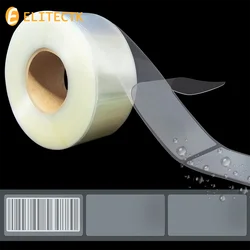 1000pcs Clear Labels Protector Waterproof Labels for Protecting Bar-Code,Numbers and Books in Seal,Office,Laboratory,Library