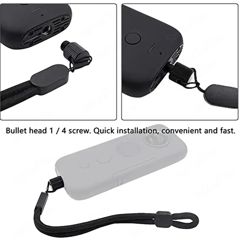 Handgelenk Hand Strap Anti-rutsch Anti-verloren Seil Halterung Clip Hand Handgelenk Strap für Insta 360X2X3X4 GO Pro 13 Kamera Zubehör