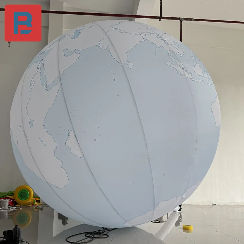 

Inflatable map the Earth model can be doodled DIY Interactive teaching props school science museum lighting custom display