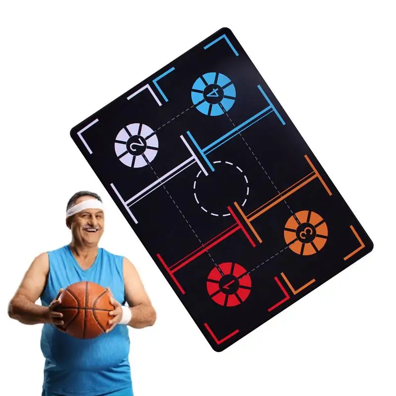 

Basketball Dribble Training Mat Anti-Slip Basketball Footstep Mat In Rubber Indoor Outdoor Training Pad To Enhance Basketball