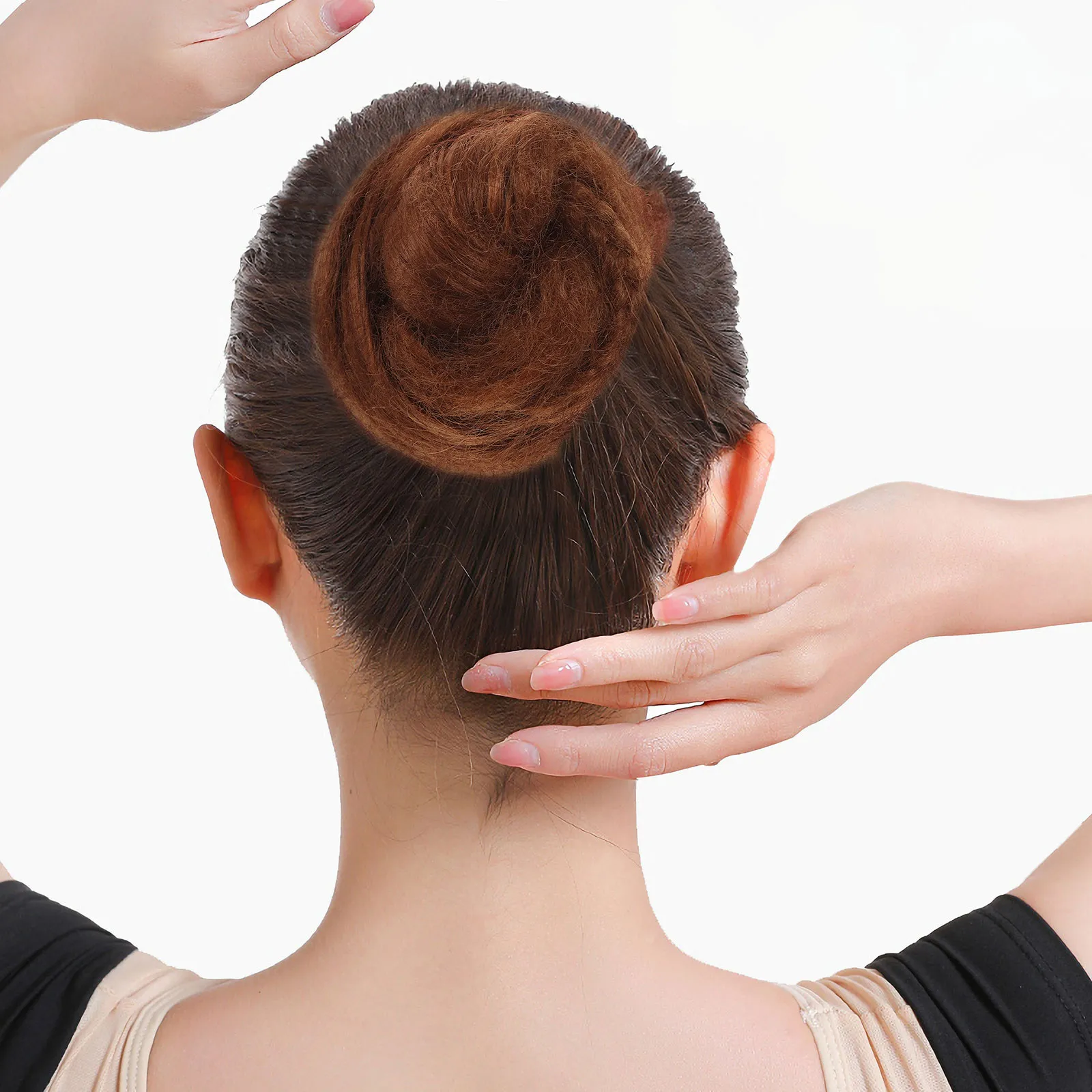 

50Pcs Elastic Mesh Hairnets Soft Invisible Hair Net for Bride Hairstyle Hold All Day Comfortable for Work Hairnets