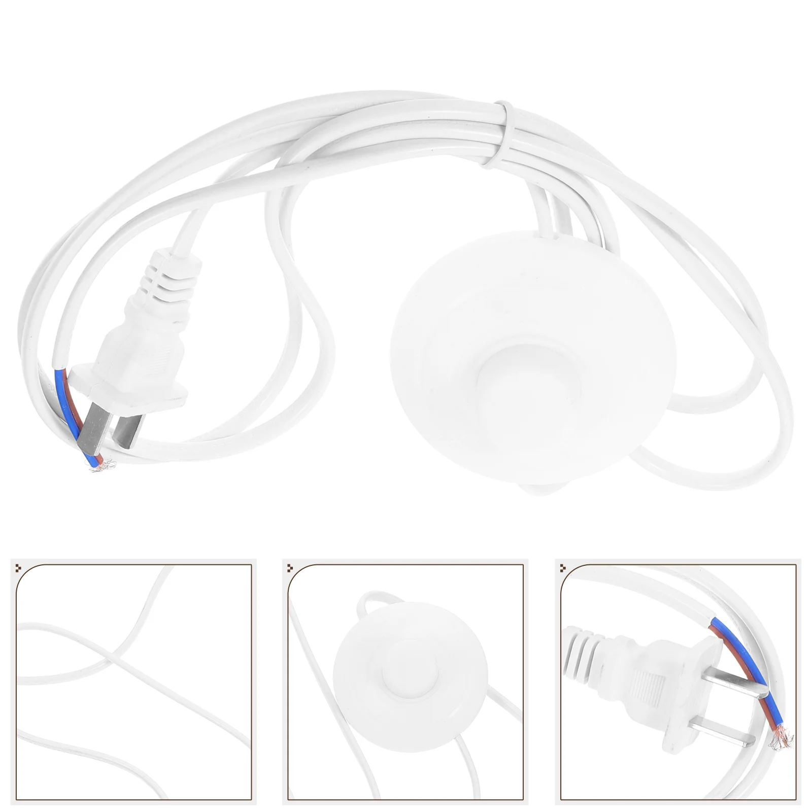 

1.8M Extension Cord Foot Switch Inline Controller For Lamp Christmas Tree Power Plug On Off Pedal Step Switch Light Control Cord