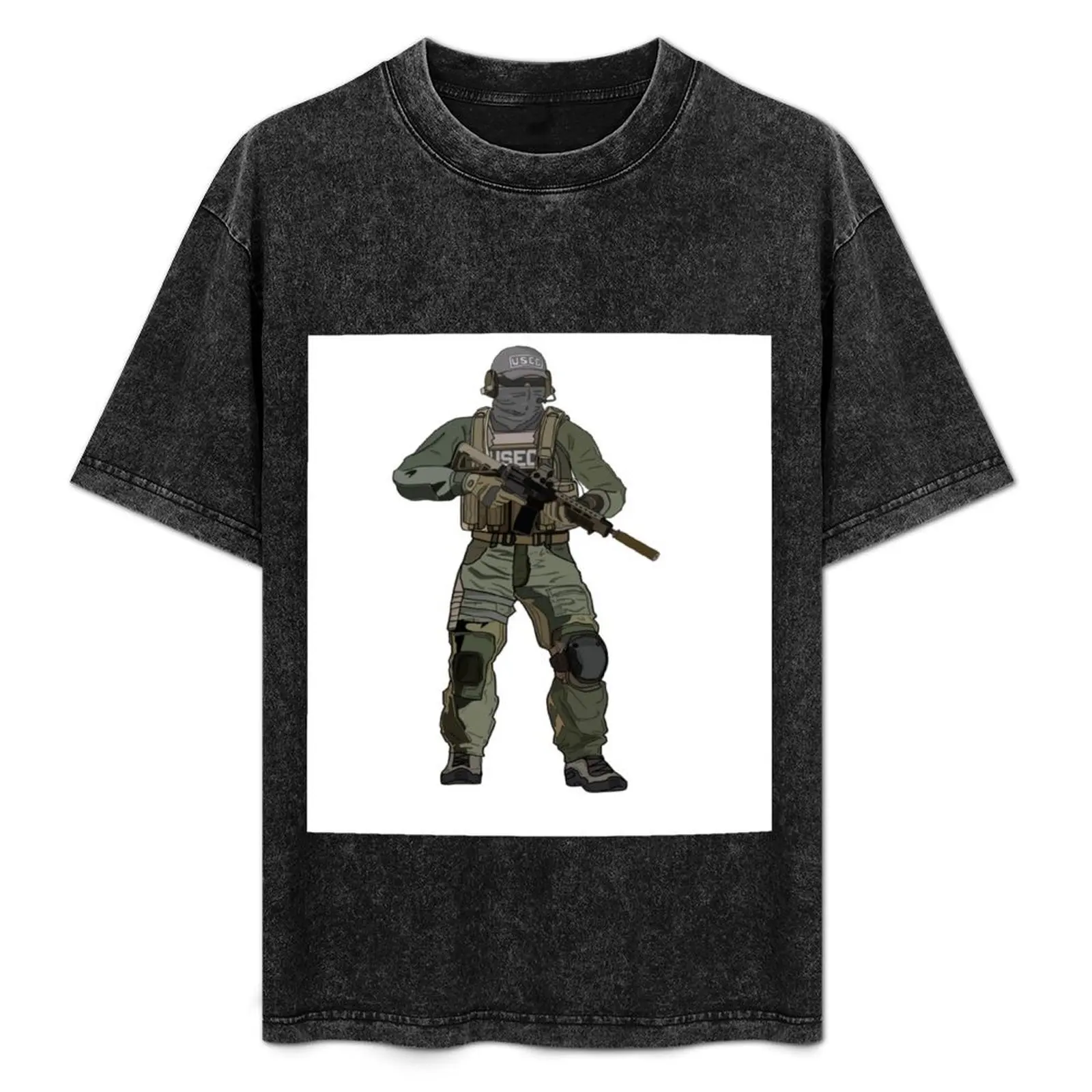 

Escape from tarkov usec T-Shirt plus sizes shirts graphic tees cotton graphic tees compression shirt men