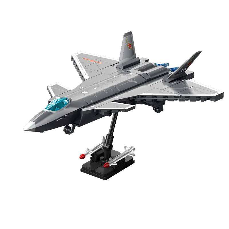

SEMBO BLOCK, серия боевых самолетов, истребитель, реактивный строительный комплект, военный самолет, строительные блоки, орнамент, игрушки для мальчиков, подарки на день рождения