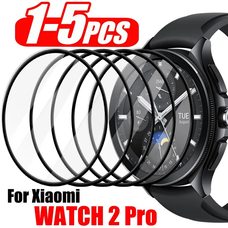 1-5PCS for Xiaomi Watch 2 Pro Screen Protector Films Full Coverage Protective Ultra-HD Anti-scratch Films for Xiaomi Watch 2 Pro