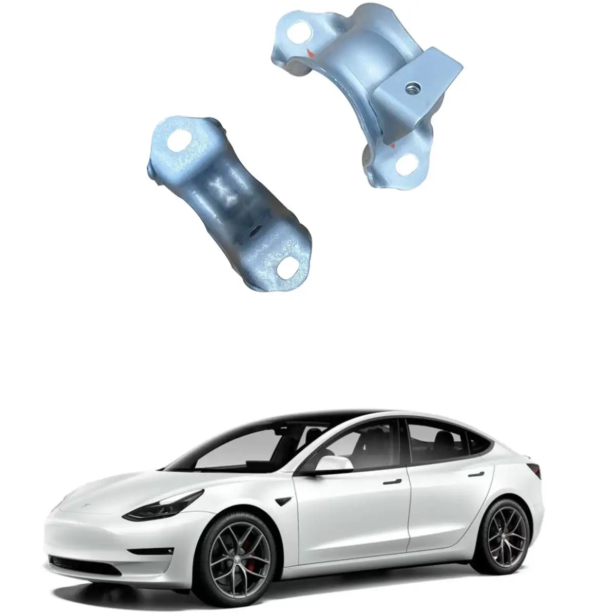 

Suitable for Tesla model3 modely front balance bar fixing bracket stabilizer bracket front balance bar left and right