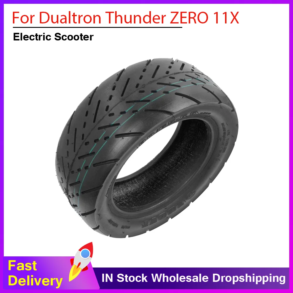 CST 11 Inch 90/65-6.5 Vacuum Tyre for Dualtron Thunder for ZERO 11X for Kaabo Wolf Electric Scooter Puncture Proof Tubeless Tire
