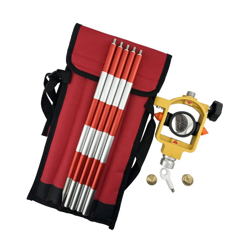 

ADS106 Mini Prism For Trimble South Sok Top Total Station 4 Poles Aluminium FDC066 Survey Instrument