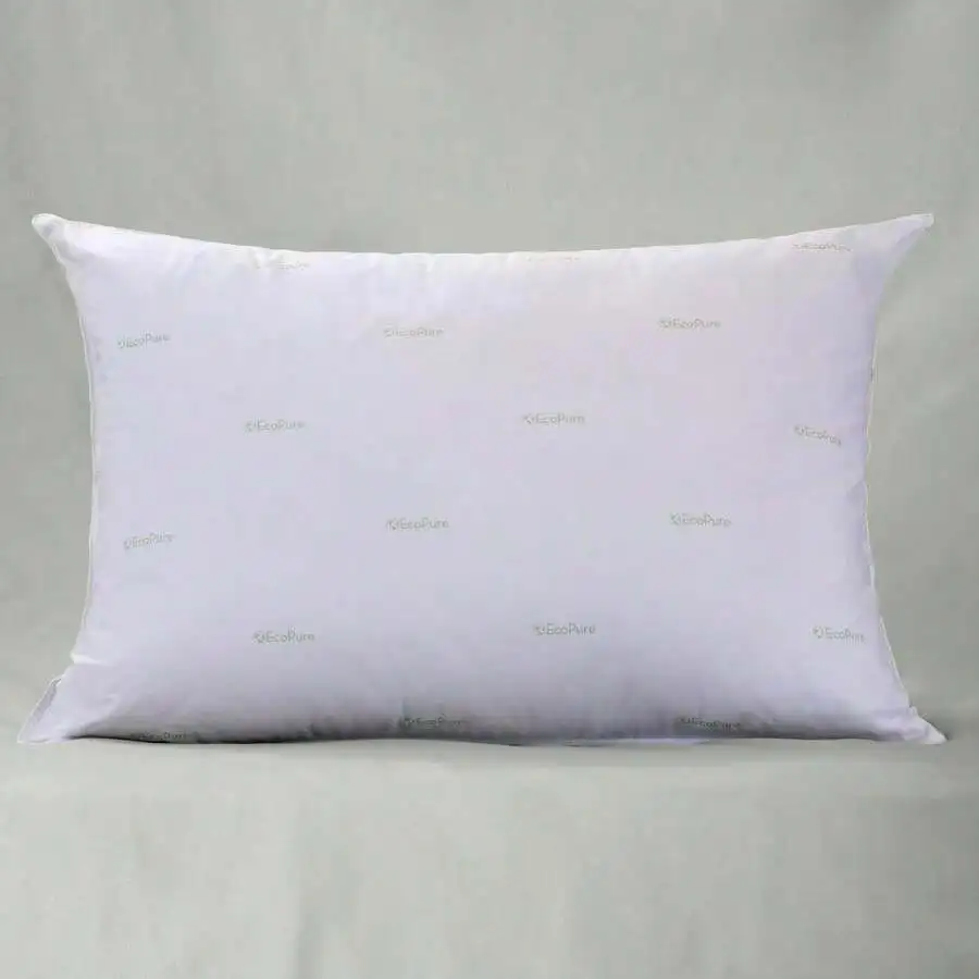 Cotton Jumbo Garnetted Pillow With Poly Fill, White, 20x28