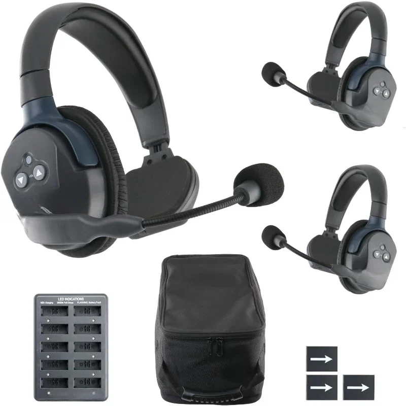 

HOT UL3S Ultralite-HD Communication System, Single Ear Headsets, Up to 1000ft Range, U.S. Company