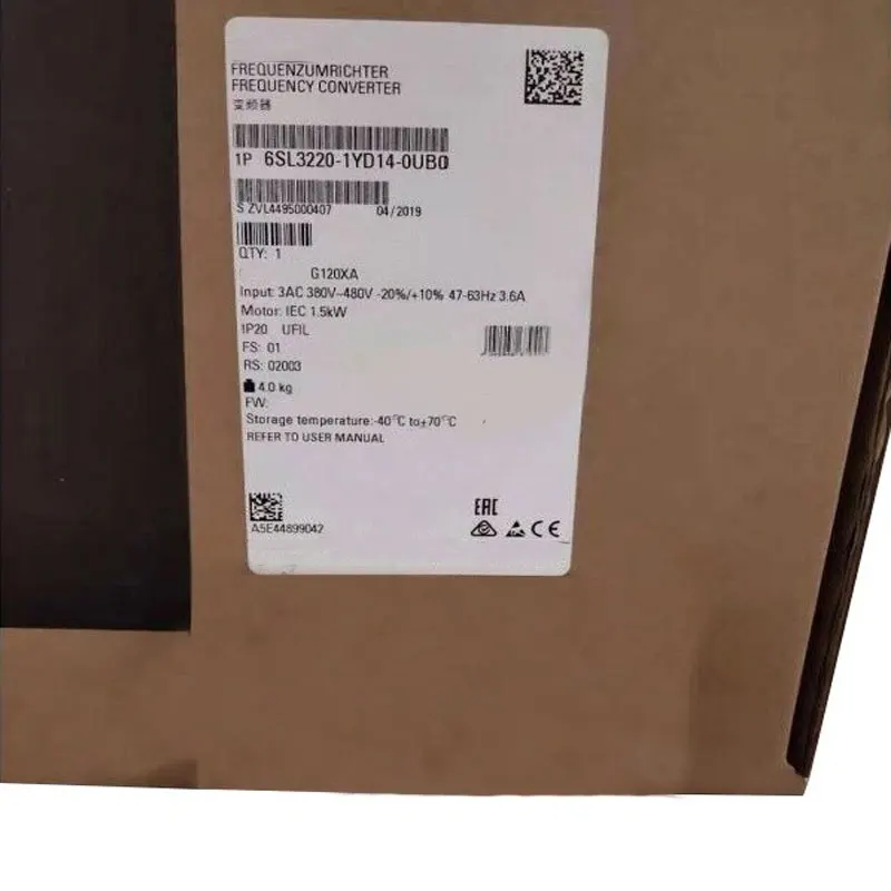 

100% New Genuine 6SL3220-2YD10-0UB0 6SL3220-2YD12-0UB0 6SL3220-2YD14-0UB0 Warrently One-year