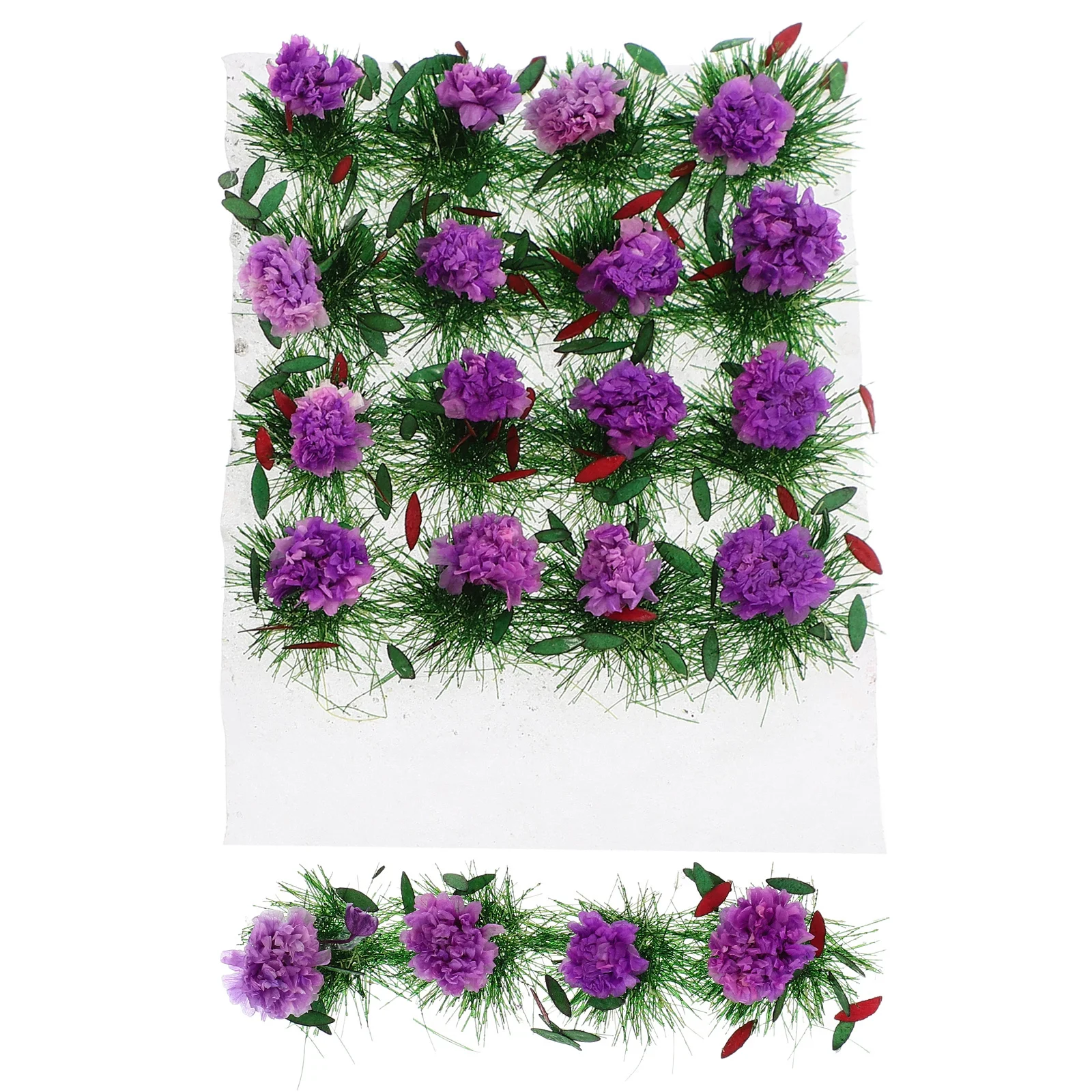 Modelos de Flores Miniaturas em Nylon, Flores Falsas para Mesa de Areia, Mini Jardim, Micro Paisagem, Ornamentos Decorativos DIY