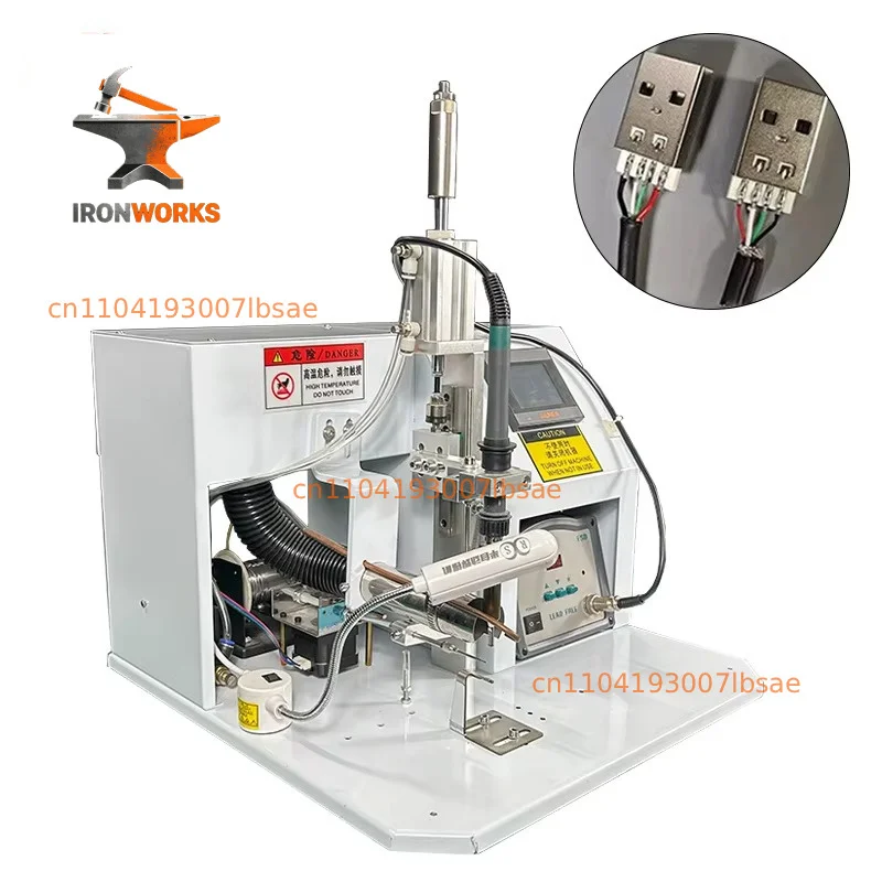 Mini Semi-Automatic Soldering Machine, 220V/110V   Desktop Precision Tool