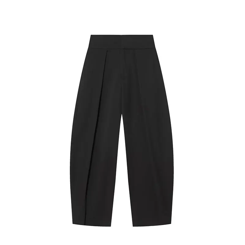 TFAFXY Nieuwe Vrouwen Carrière Broek 2026 Lente Hoge Taille Ballon Broek Vrouwelijke Casual Broek Geplooide Lange Broek Y2K